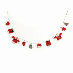 Santa Clothes Line Garland Fashion