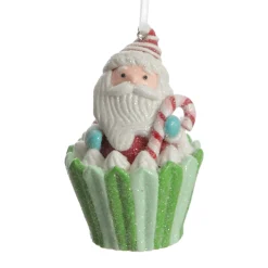 Santa Cupcake Christmas Tree Decoration Discount