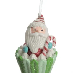 Santa Cupcake Christmas Tree Decoration Discount