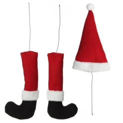 Santa Hat & Legs Pick Set New