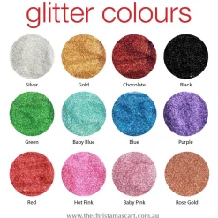 Santa in Glitter Stocking Decoration Fashion