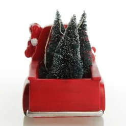 Santa in Red Ute Lightup Musical Ornament Online