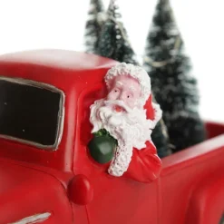 Santa in Red Ute Lightup Musical Ornament Online