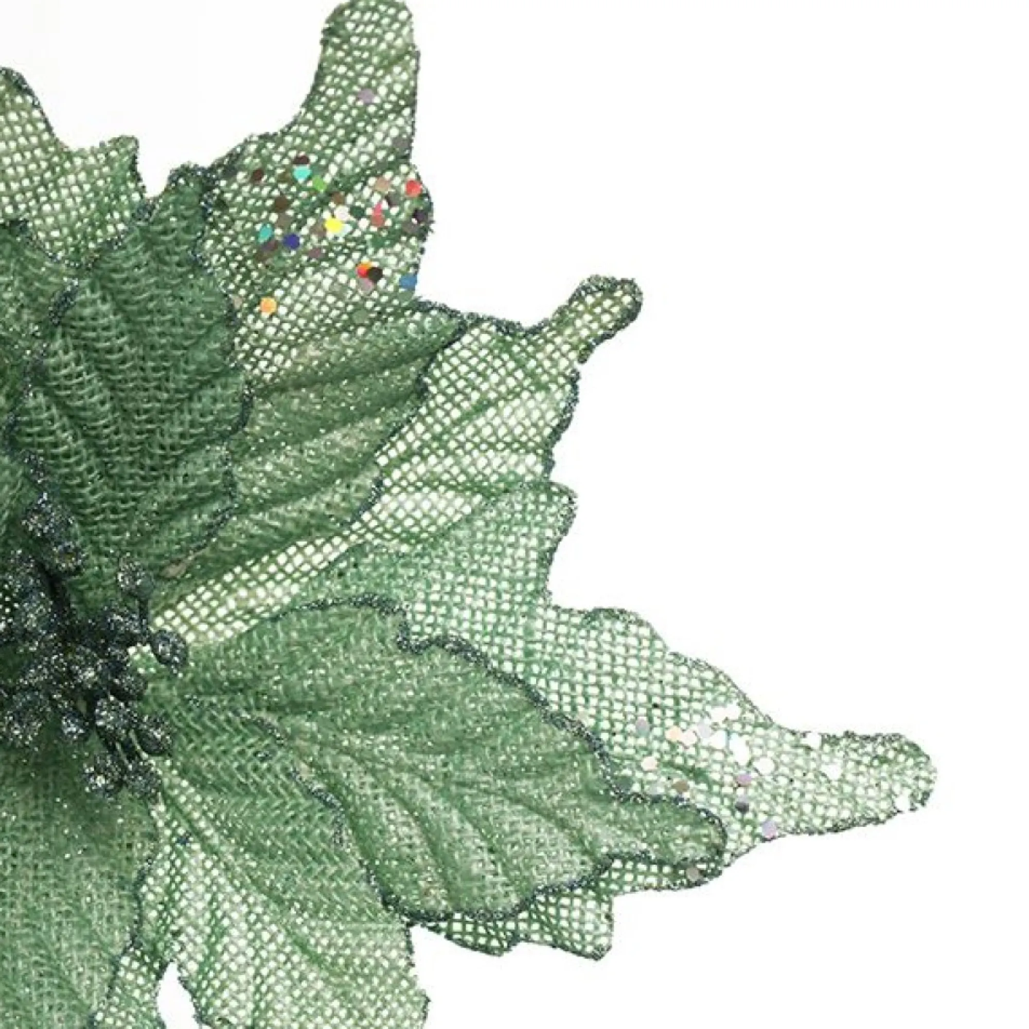 Seafoam Green Burlap Flower Hot