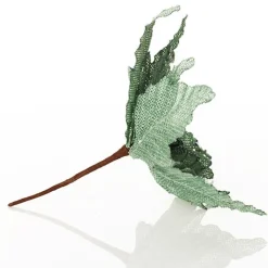 Seafoam Green Burlap Flower Hot