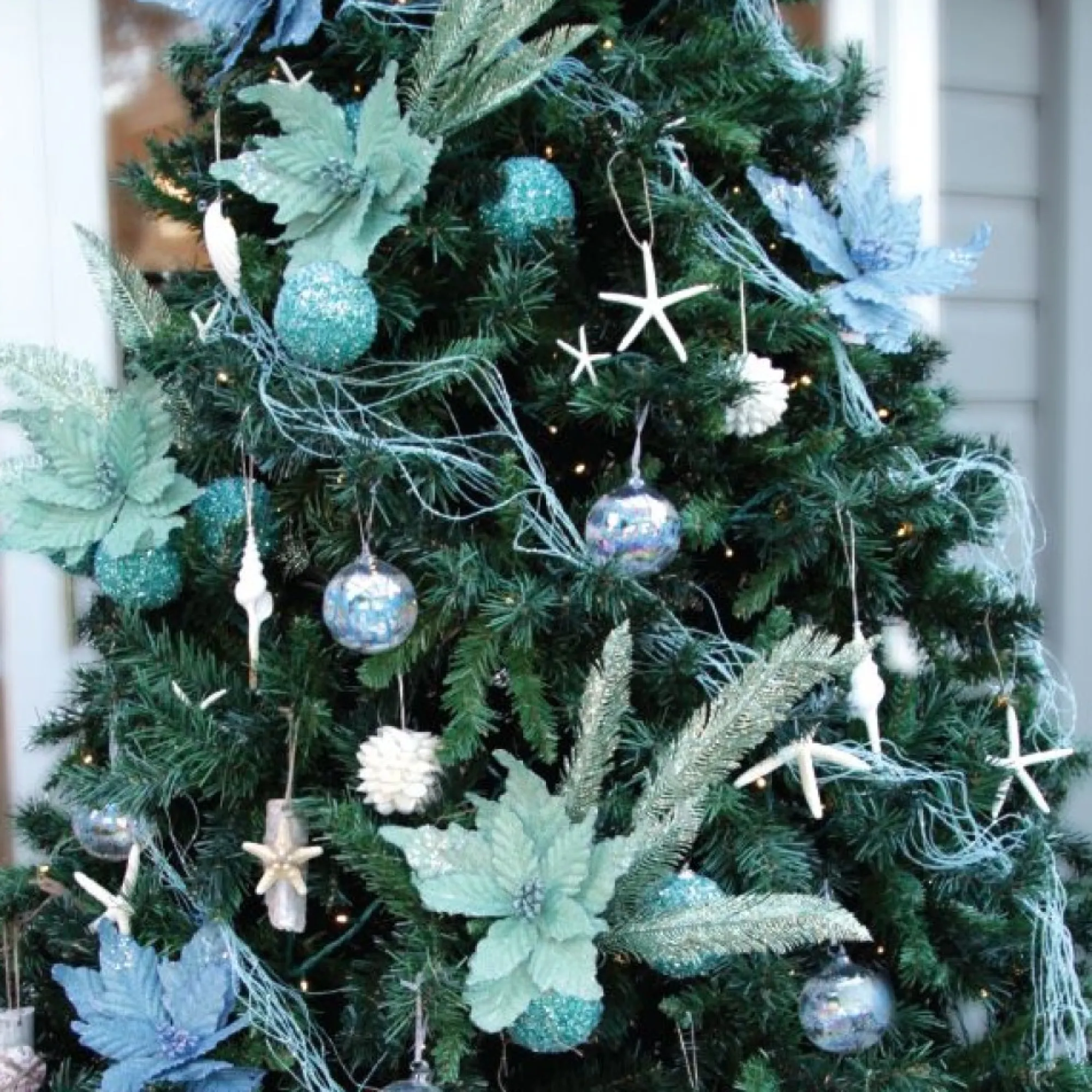 Seafoam Green Burlap Flower Hot