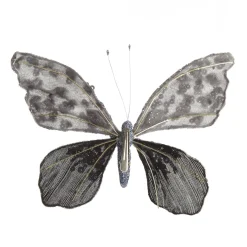 Shiny Blue Butterfly Clip with Sequin Embellishments Best