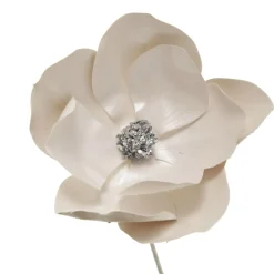 Shiny Ivory Magnolia Flower Stem Online