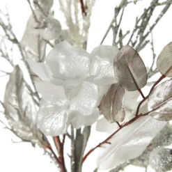 Silver and White Frost Christmas Spray Clearance