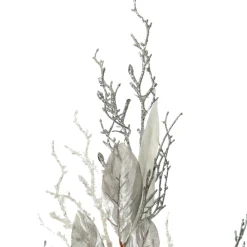 Silver and White Frost Christmas Spray Clearance