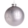Silver Bling Monogram Christmas Bauble Sale