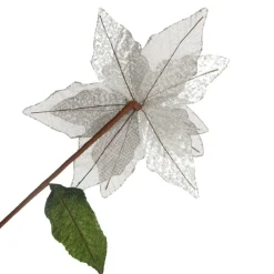 Silver Burlap Sequin Flower Shop