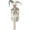 Silver Elf on Bauble Christmas Ornament Shop