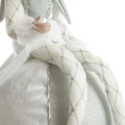 Silver Elf on Bauble Christmas Ornament Shop