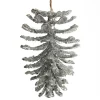 Silver Glitter Faux Hanging Pinecone Cheap