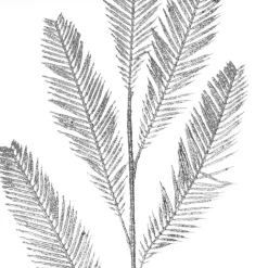 Silver Glitter Feather Spray Shop