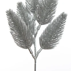 Silver Glitter Pine Bud Pick - Set of 2 Sale