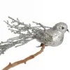 Silver Glitter Sequin Bird Clip Best Sale
