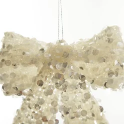 Silver Glitter Sequin Bow Online