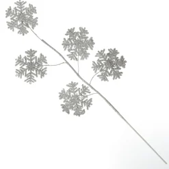 Silver Glitter Snowflake Christmas Spray Outlet