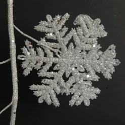 Silver Glitter Snowflake Christmas Spray Outlet