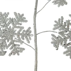 Silver Glitter Snowflake Christmas Spray Outlet