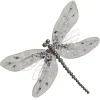 Silver Grey Dragonfly Clip Decoration Cheap