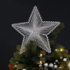 Silver Hollow Glitter Star Cheap