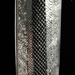 Silver Mesh and Glitter Edge Wired Christmas Ribbon Store