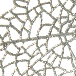 Silver Mesh Palm Leaf Christmas Garland Flash Sale