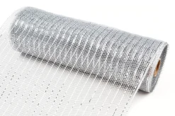 Silver Metallic Thread Decomesh Roll Best Sale