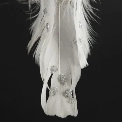 Silver Sequin Bird with Clip Best