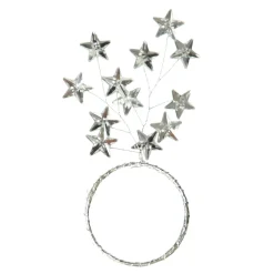 Silver Star Napkin Rings - Pack of 4 Flash Sale