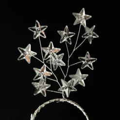 Silver Star Napkin Rings - Pack of 4 Flash Sale