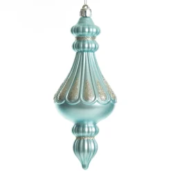 Sky Blue Christmas Finial Decoration Outlet