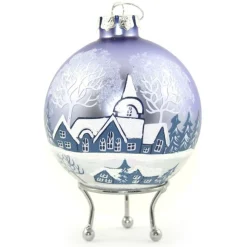Sky Blue Winter Church Christmas Bauble Sale
