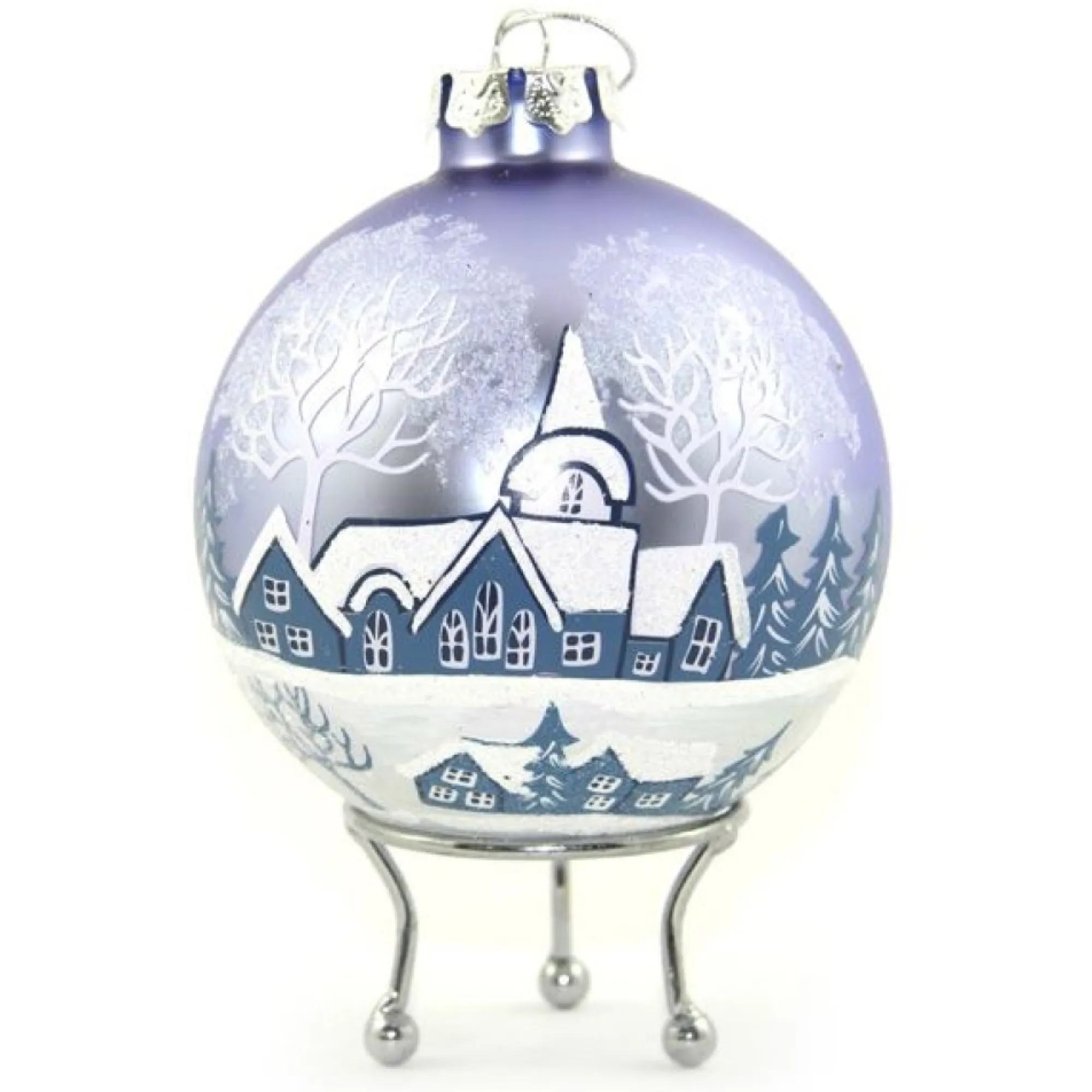 Sky Blue Winter Church Christmas Bauble Sale