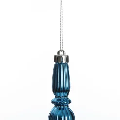 Small Blue Christmas Finial Decoration - Set of 3 Best