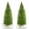 Small Lime Bottle Brush Tree - Set of 2 Online