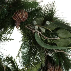 Small Native Eucalyptus Leaf Christmas Wreath Cheap