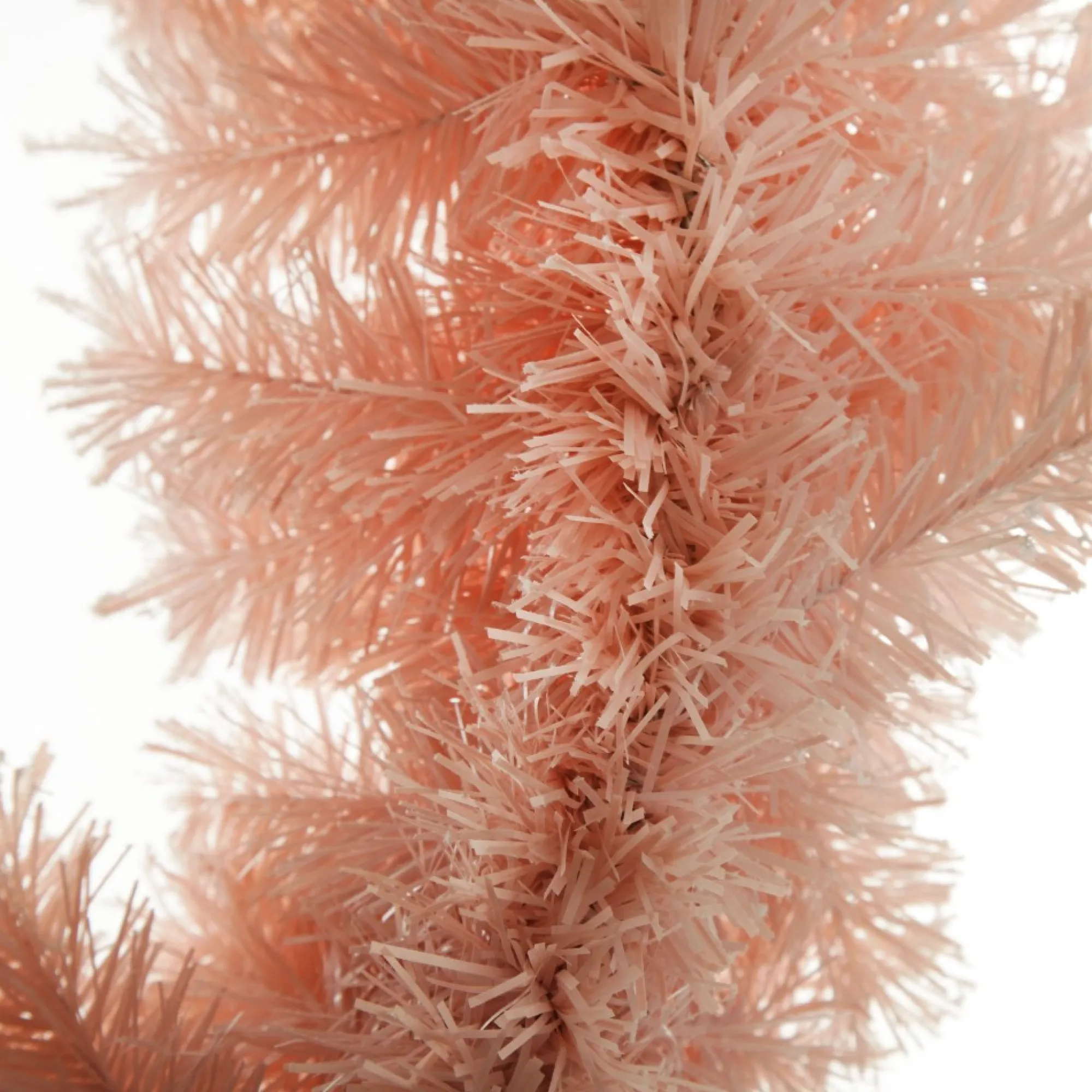 Snow Flocked Pink Fir Christmas Wreath Cheap
