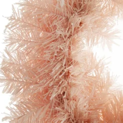 Snow Flocked Pink Fir Christmas Wreath Cheap