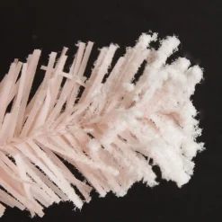 Snow Flocked Pink Fir Christmas Wreath Cheap