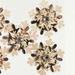 Snowflake Embellishment Craft Stickers - Pack of 5 Clearance