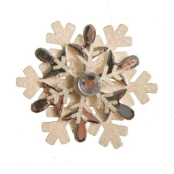 Snowflake Embellishment Craft Stickers - Pack of 5 Clearance