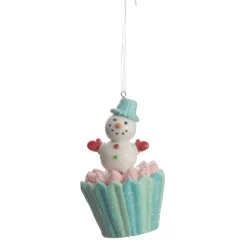 Snowman Cupcake Christmas Tree Decoration Shop