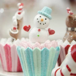 Snowman Cupcake Christmas Tree Decoration Shop