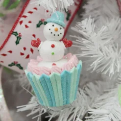 Snowman Cupcake Christmas Tree Decoration Shop