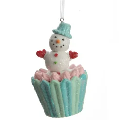Snowman Cupcake Christmas Tree Decoration Shop