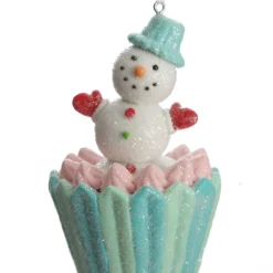 Snowman Cupcake Christmas Tree Decoration Shop